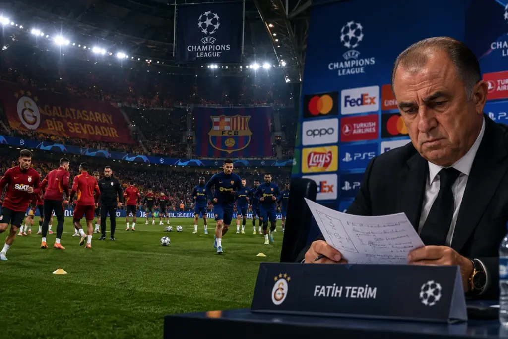 Fatih Terim UEFA Formasıyla Sahada: Galatasaray-Barcelona Maçında Özel Görev